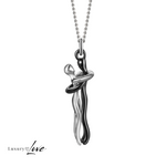 Collar Abrazo-Eterno® para mi Amor (con Nota especial y Caja de madera con luz)